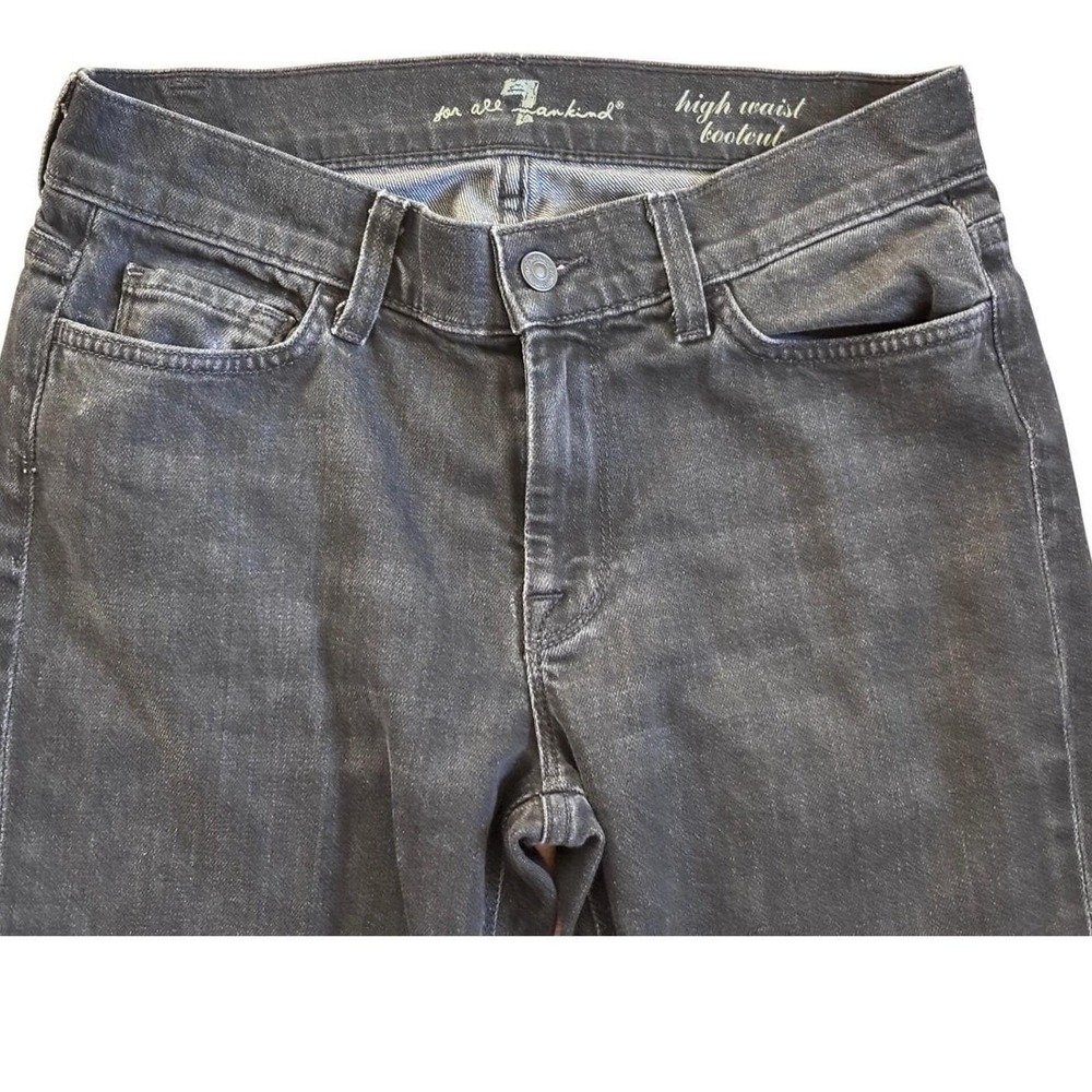 Y2K Soho chic 7 For All Mankind  Bootcut Jeans sparkling at back pockets  Sz 28